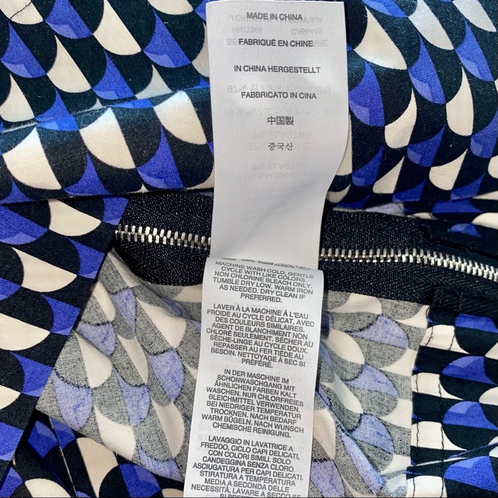 JCrew Jet Set Geometric Side Zip Shift Dress - Picture 10 of 15